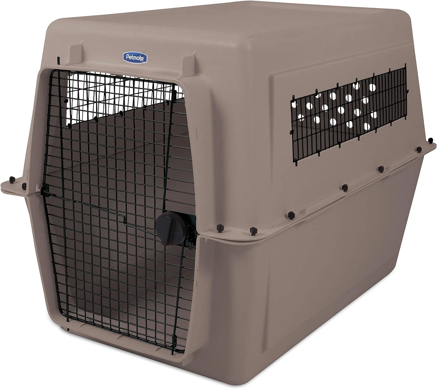 Petmate Ultra Vari Dog Kennel for Extra Large Dogs (Durable, Heavy Duty Dog Travel Crate, Made with Recycled Materials, 48 in. Long) 90 to 125 lbs, Made in USA