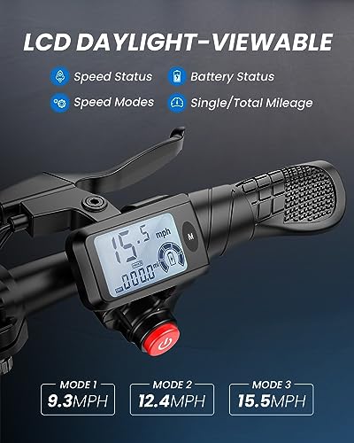 URBANMAX C1 Electric Scooter with Seat, 450W Powerful Motor up to 22 Miles Range