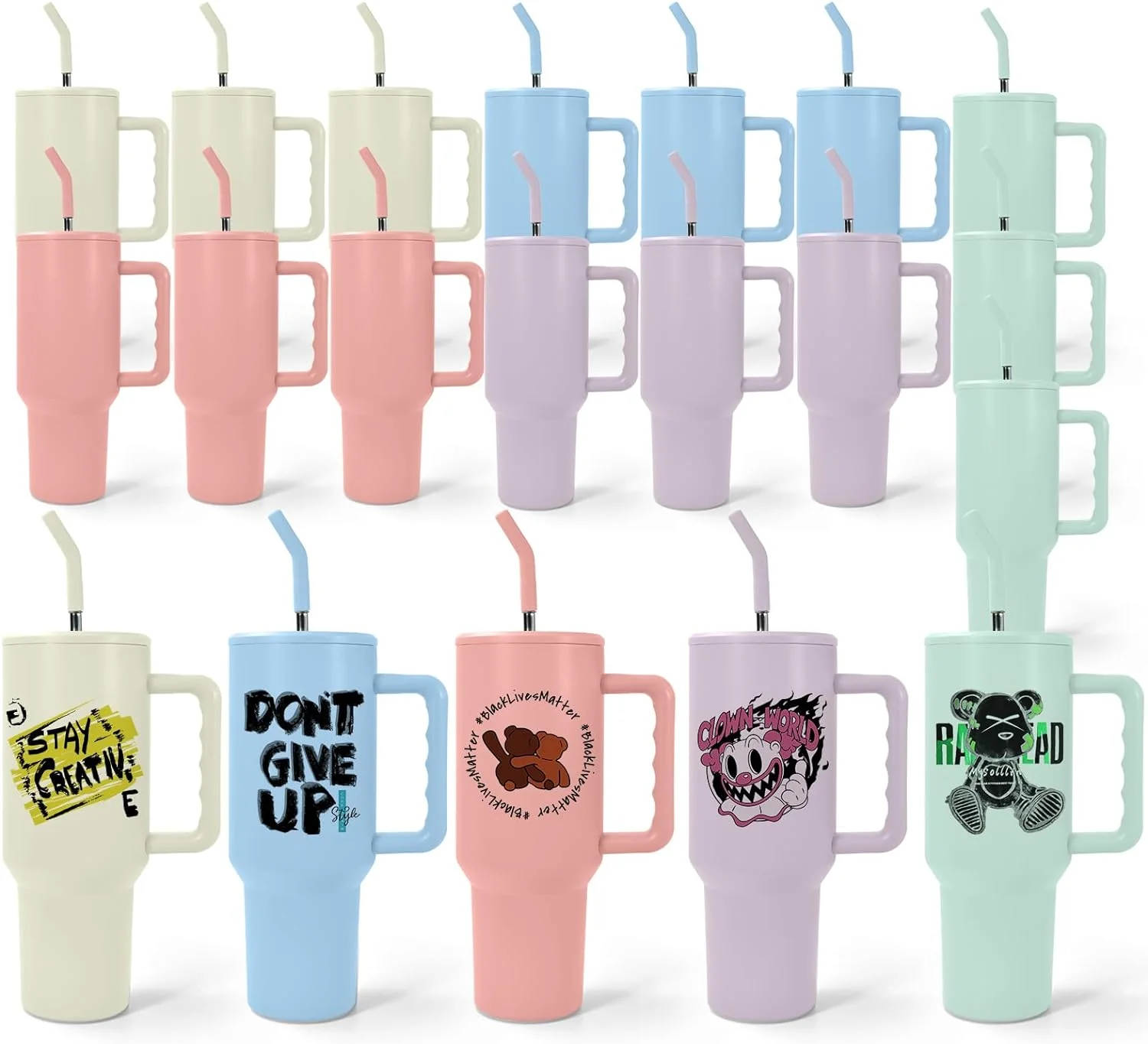 40 oz sublimation glass