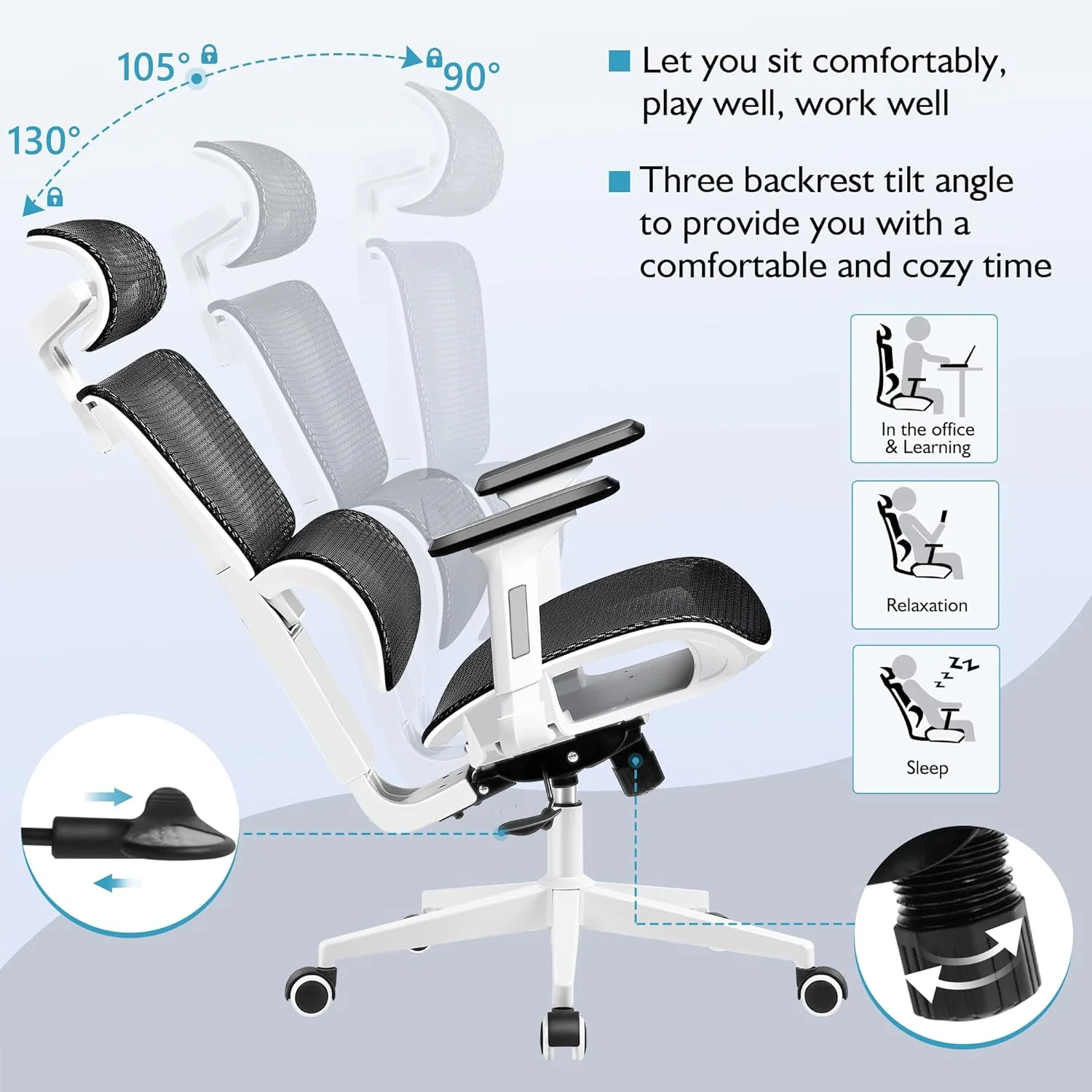 Gaming chair ergonomic office chair