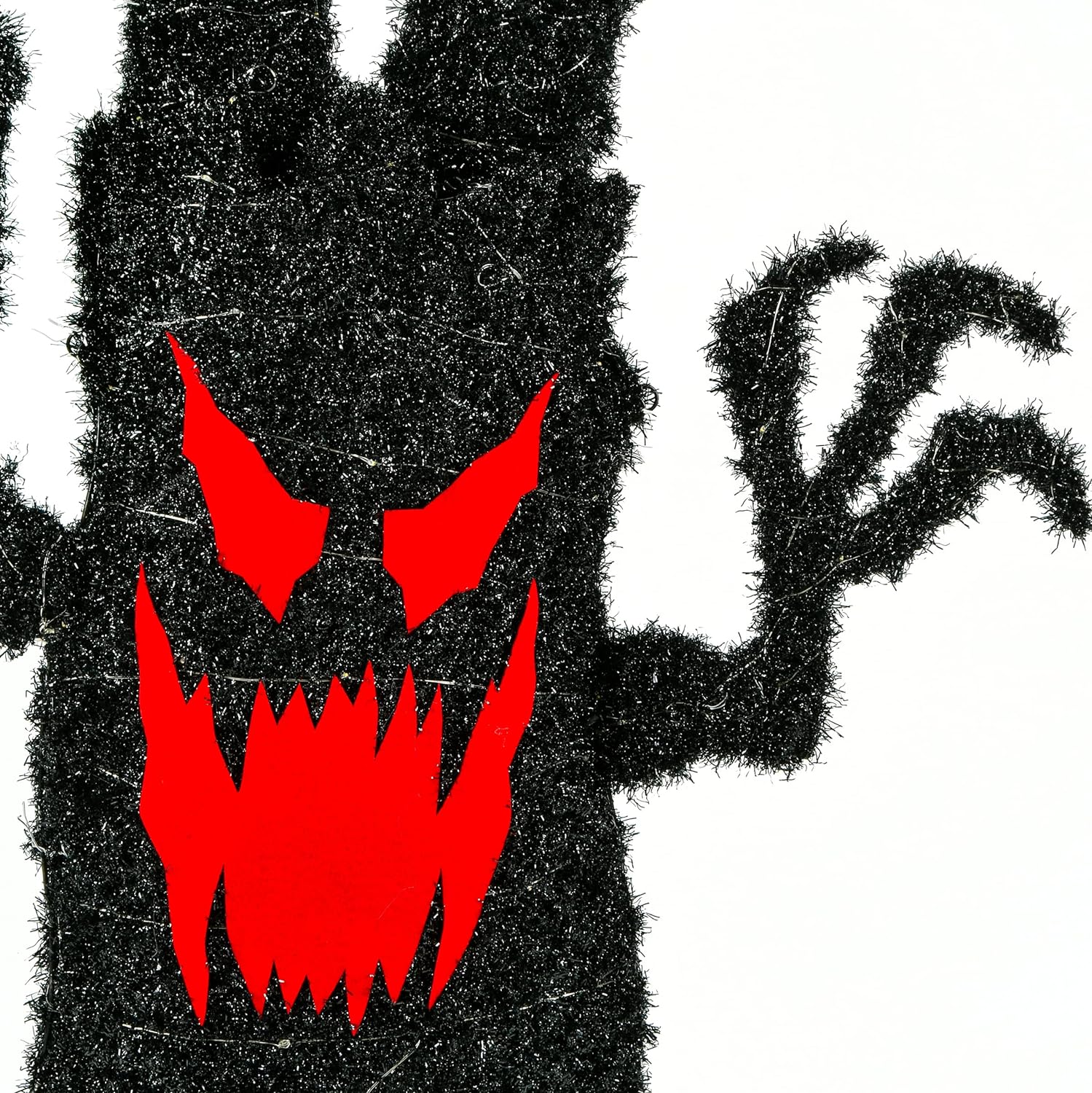 Pre-lit artificial tree decoration, black