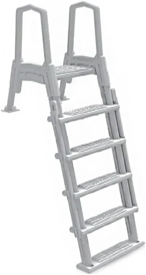 Select Anti-Slip in-Pool Steps | Gray | for Above Ground Swimming Pools | Can Mount to Decks 48