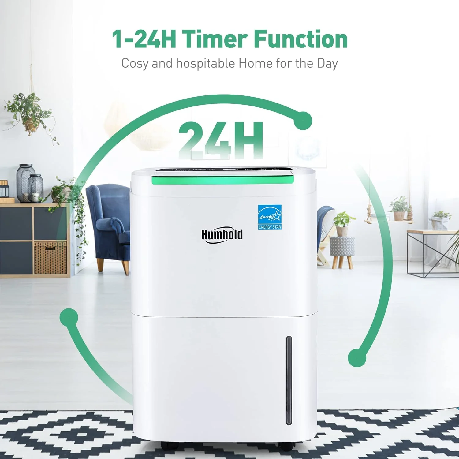 Portable Air Conditioners with Remote Control, 3-in-1 Free Standing Cooling AC Unit with Fan & Dehumidifier, Cools Room up to 700 sq.ft, Smart/Sleep Mode,3 Speed,Auto Swing,24H Timer
