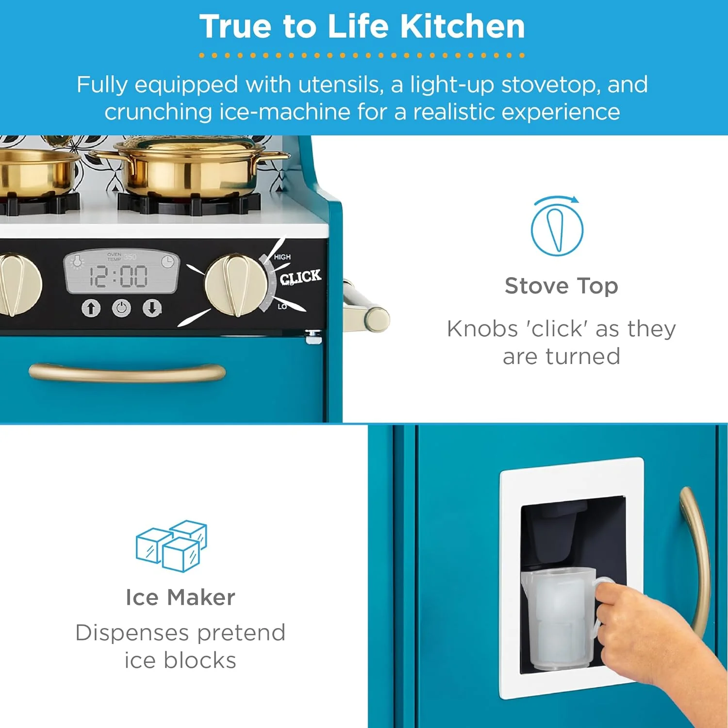 Best Pretend Kitchen Wooden Toy Set for Kids