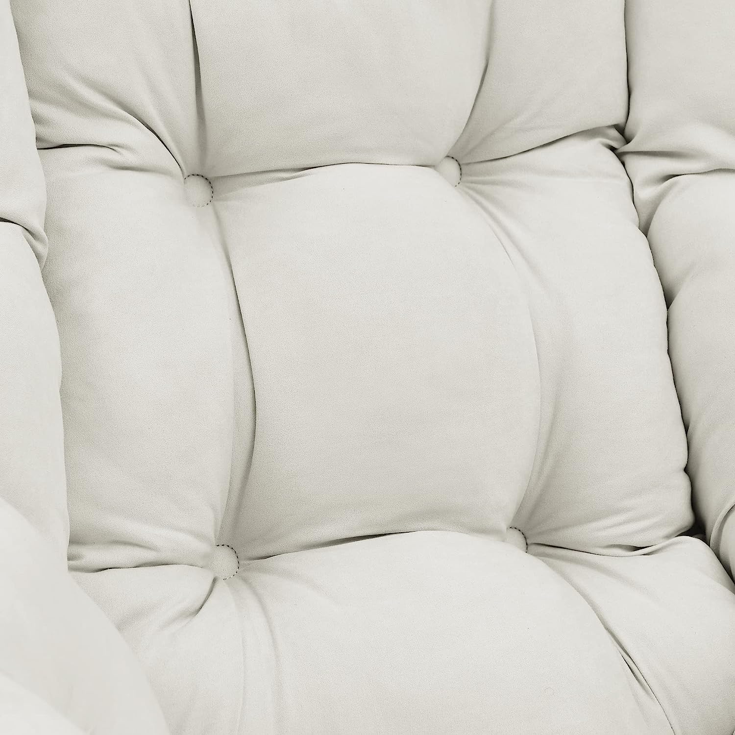 Living and More High Back Sofa Chair, Modern Fabric Lazy Chair, Accent Contemporary Lounge Chair, Cool Grey