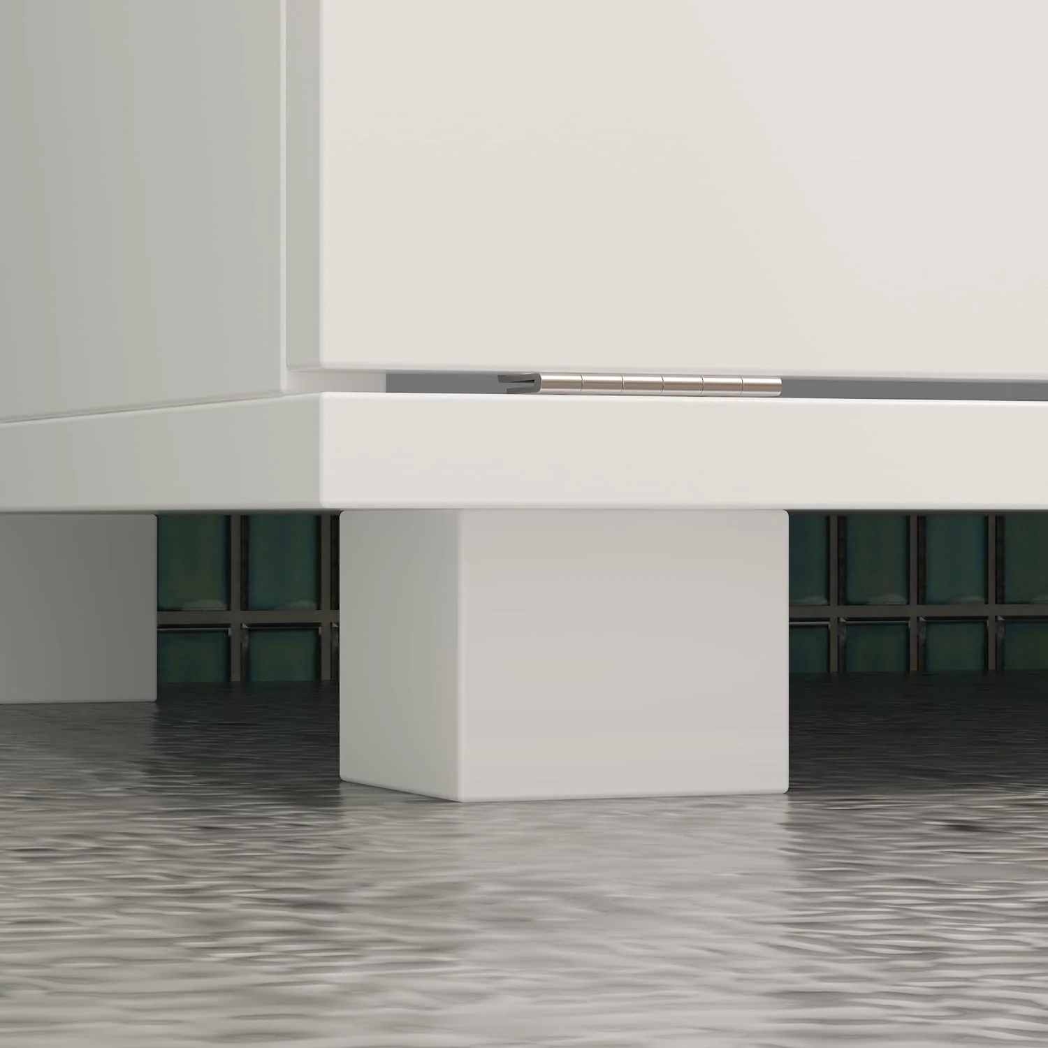 Storage cabinet with laundry basket, display cabinet