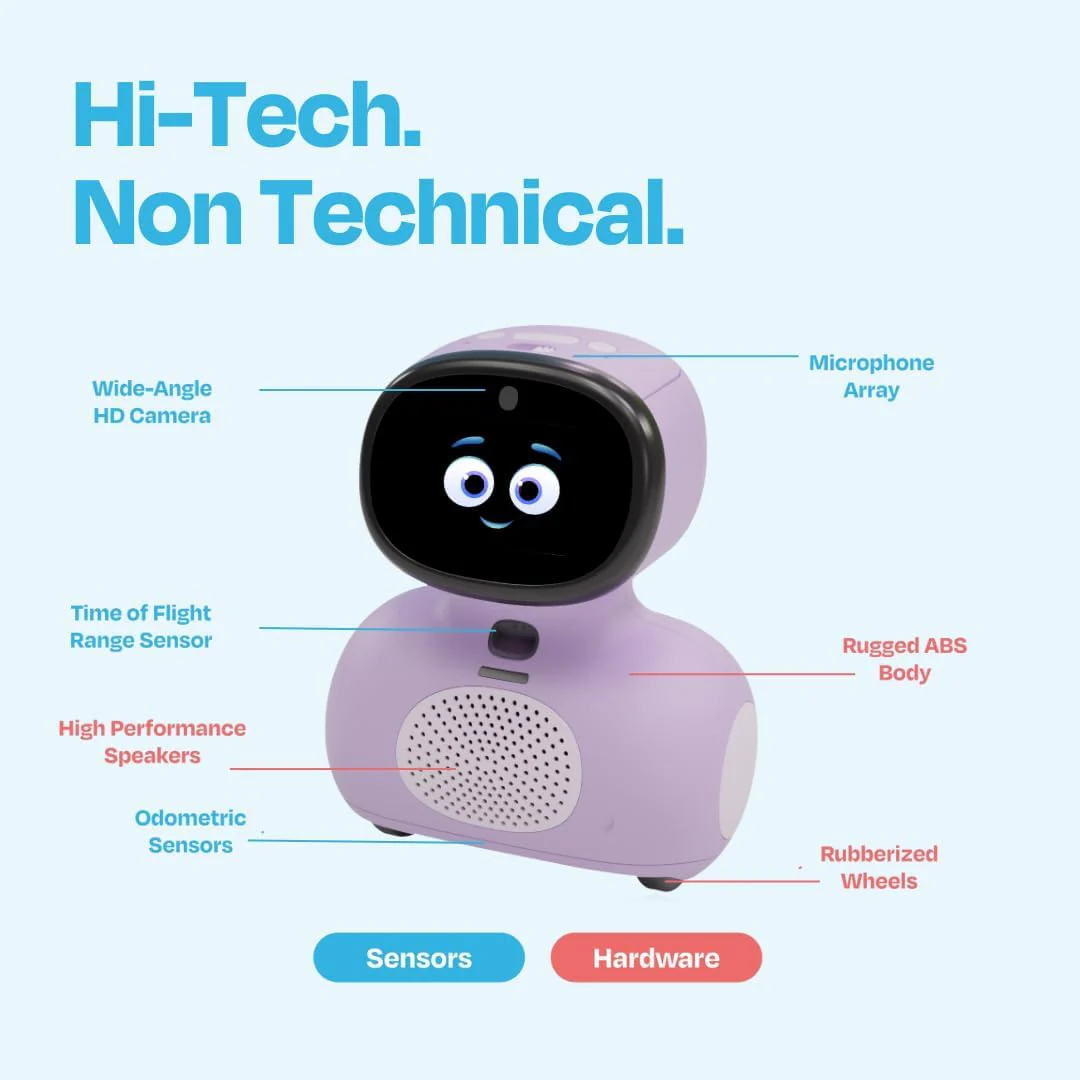 MIKO Mini: AI-Enhanced Intelligent Robot Designed for Children|Fosters STEM Learning & Education|Interactive Bot Equipped with Coding, a Wide Array of Games|Ideal Gift for Boys & Girls of Ages 5-12