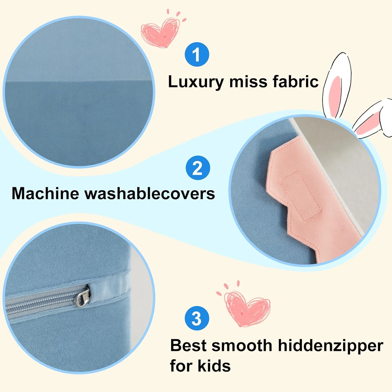 4 in 1 toddler foam climbing blocks, indoor soft climbing and crawling toys