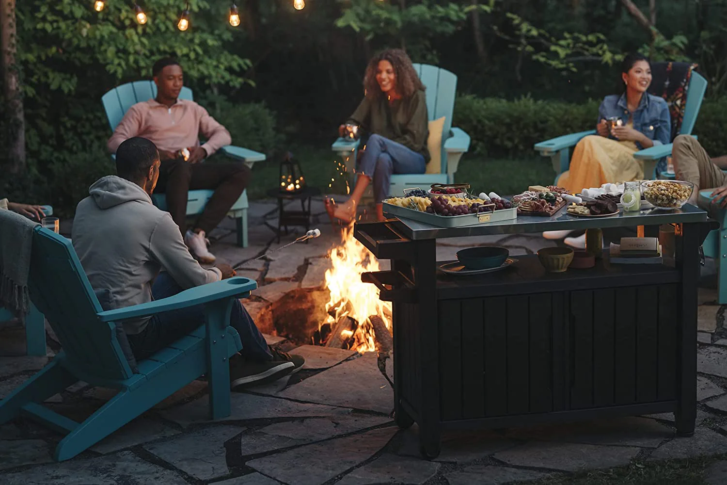 Keter Unity XL Portable Outdoor Table and Storage