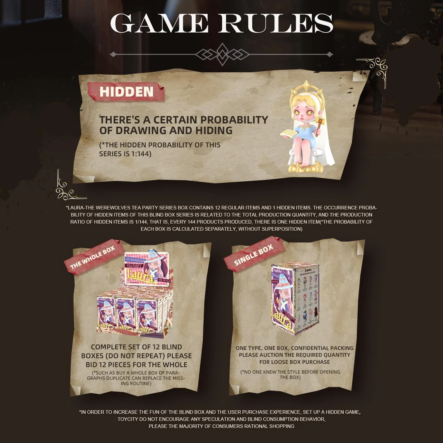 12-Pack Blind Box, Fashion Trendsetters Series Cute Blind Box Action Figures Popular Collectible Toys Birthday Halloween Christmas Gifts