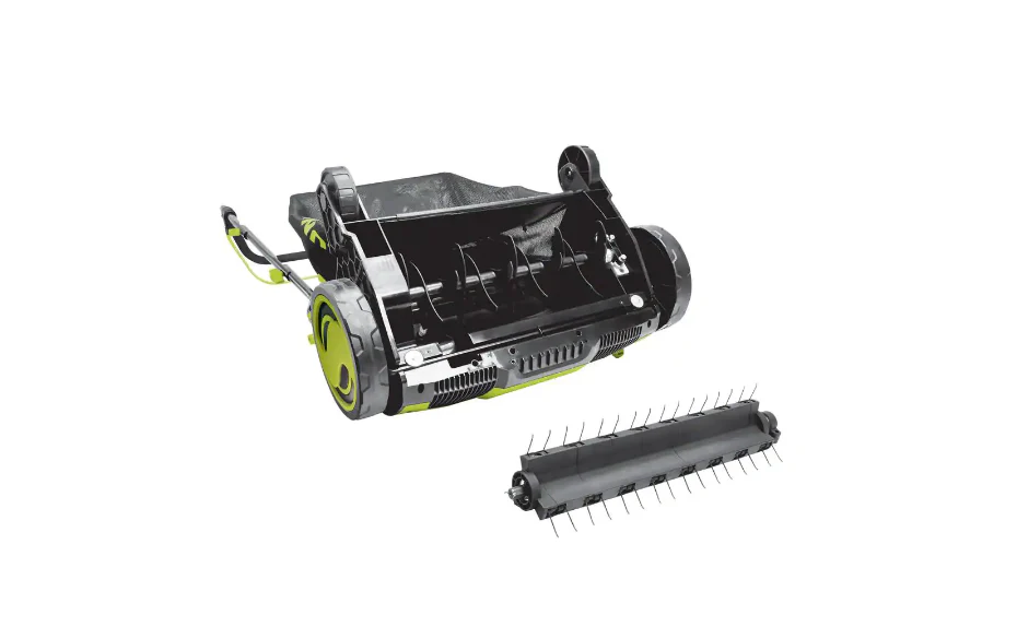 Sun Joe AJ805E 15 in. 13 Amp Electric Lawn Dethatcher with Collection Bag