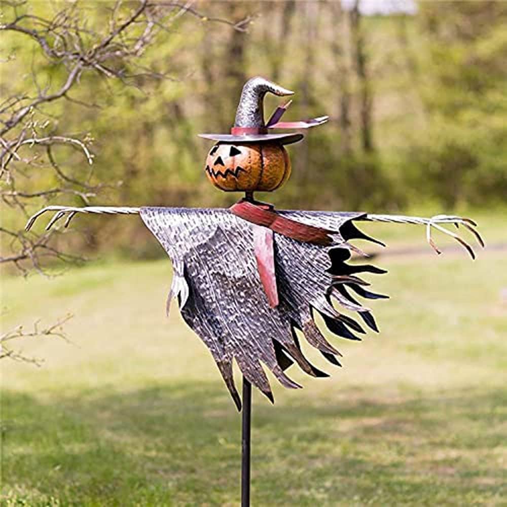 Halloween scarecrow jack lantern