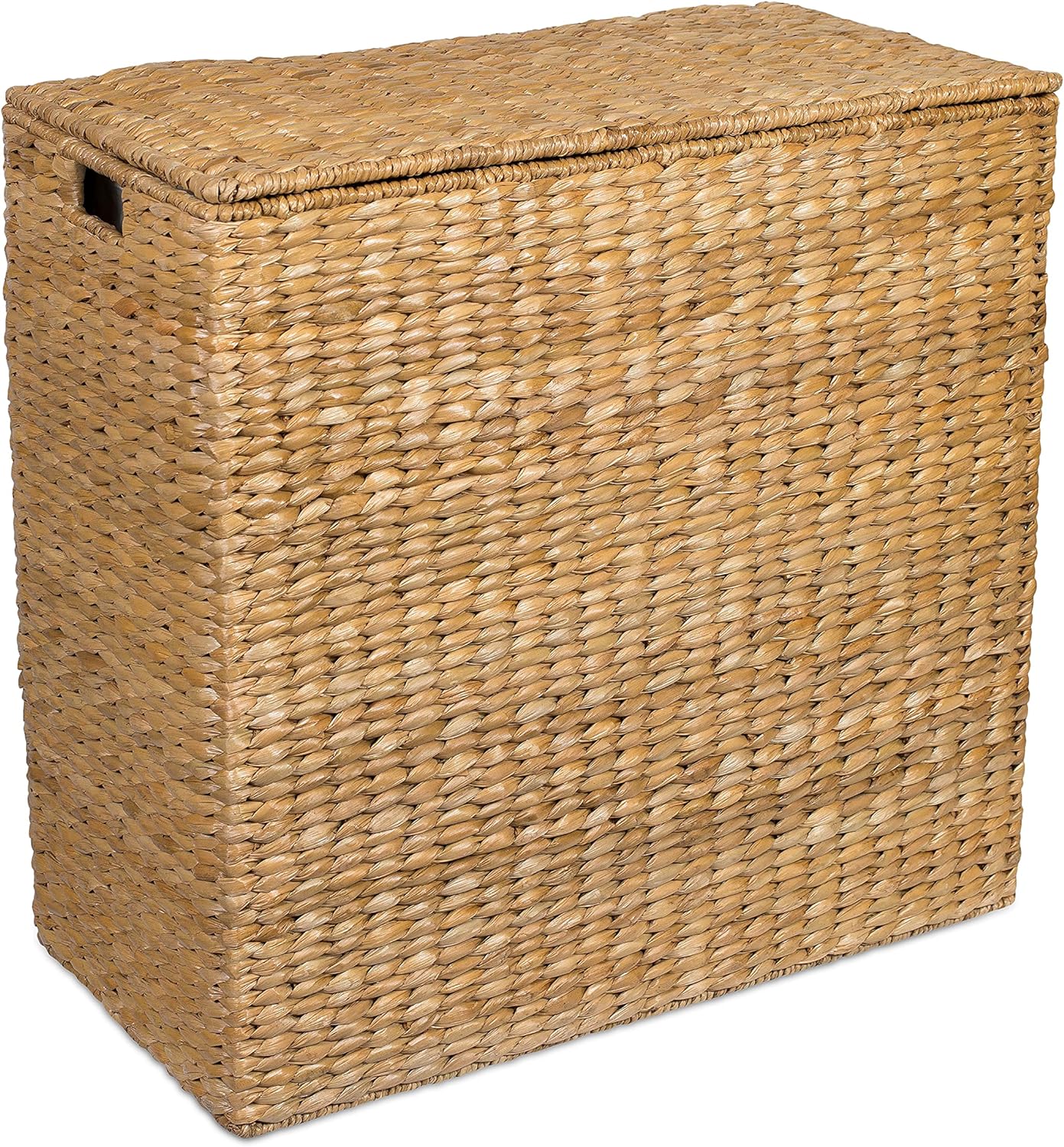 Extra large split gift basket with lining