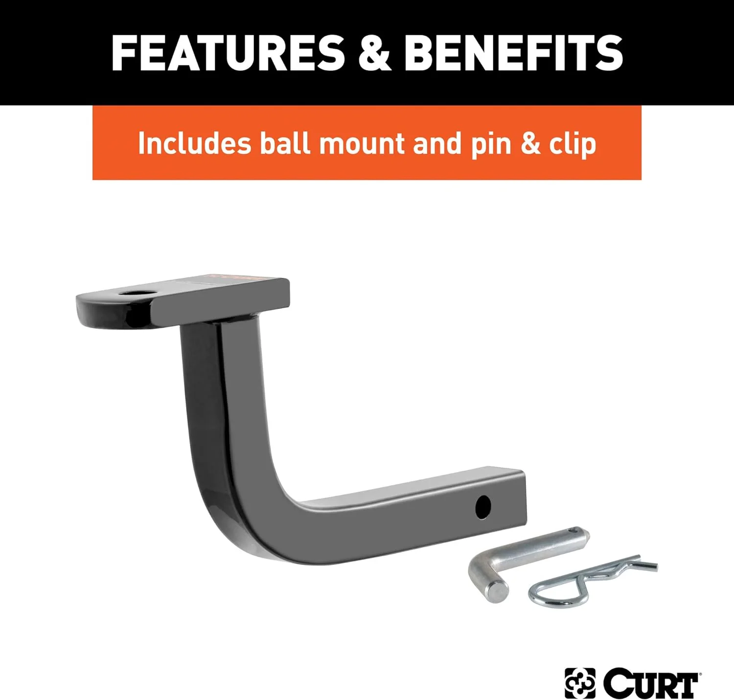 1 Trailer Hitch with Ball Mount