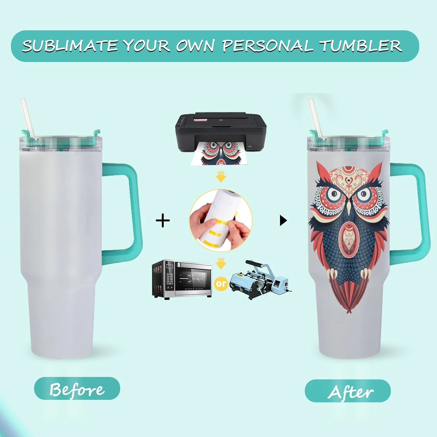 40 oz sublimation glass