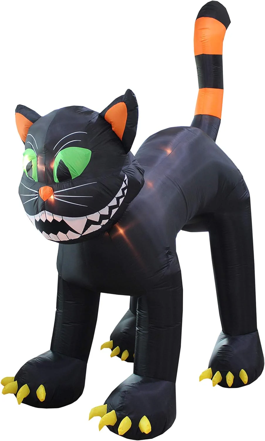 11 Foot Tall Animated Halloween Inflatable Black Cat