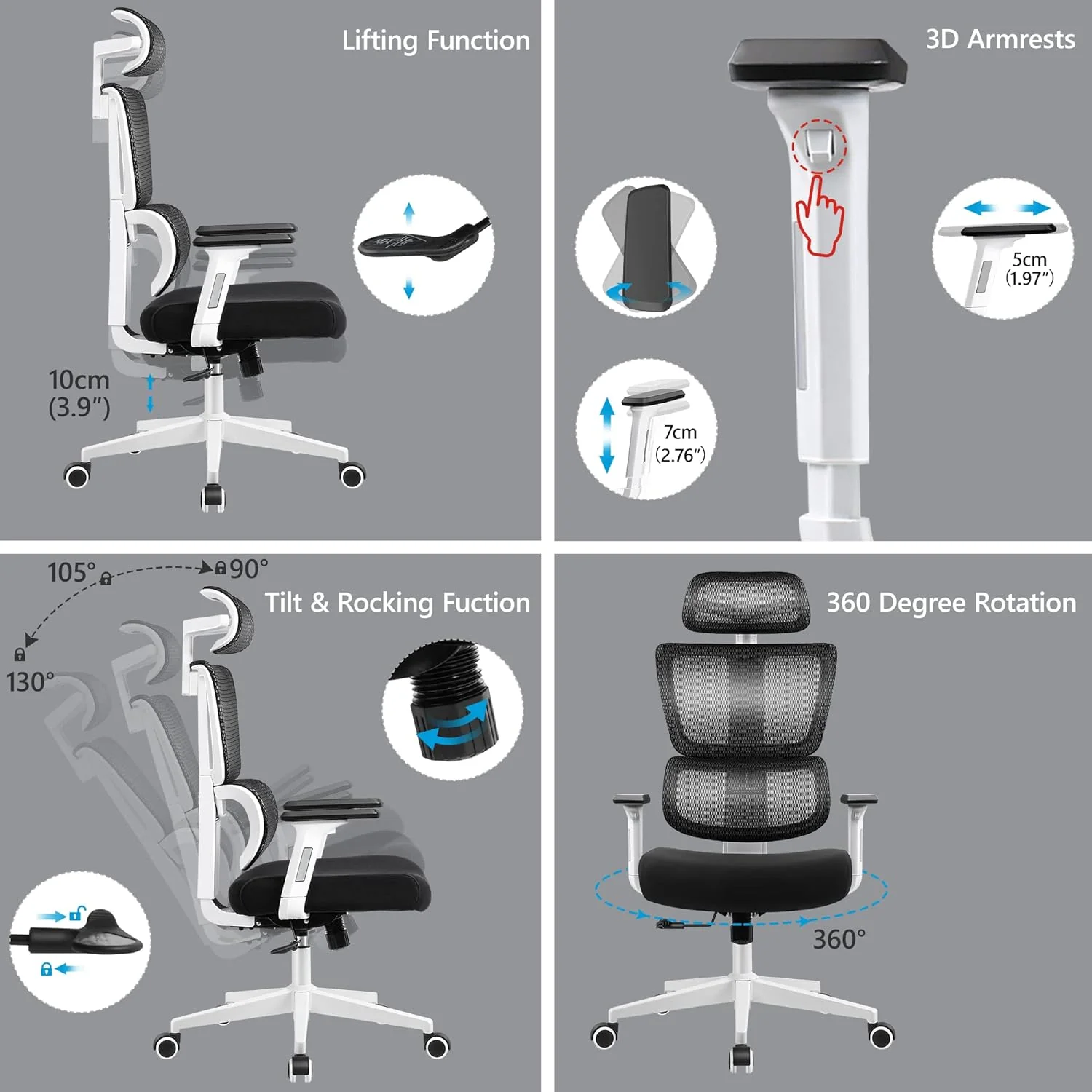 Gaming chair ergonomic office chair