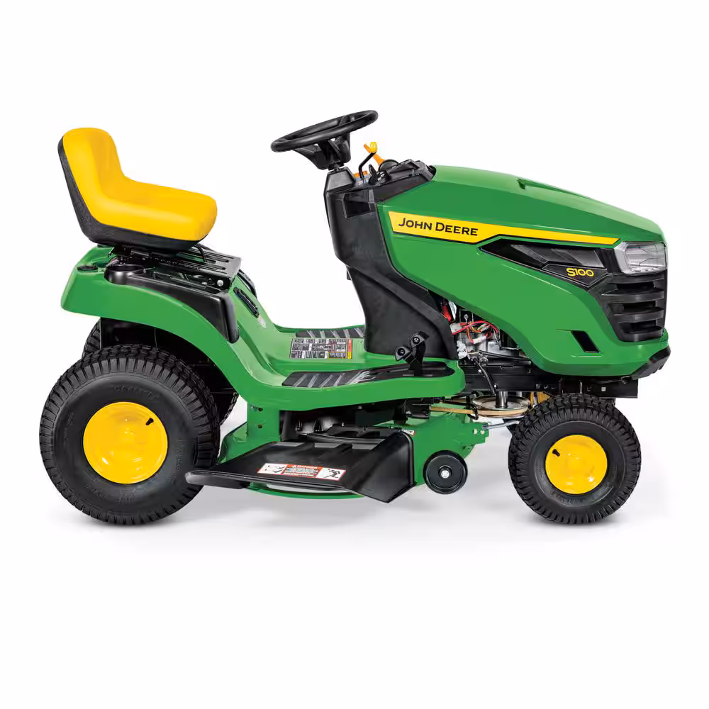 John Deere S100 42 in Riding Lawn Mower – 17.5 HP Gas Hydrostatic Drive