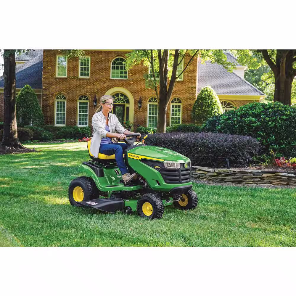 John Deere S100 42 in Riding Lawn Mower – 17.5 HP Gas Hydrostatic Drive