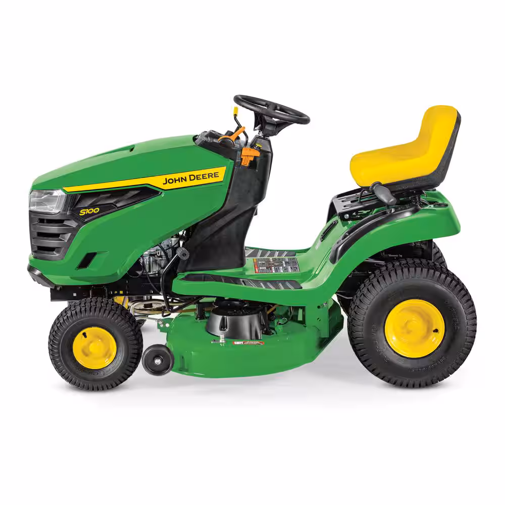 John Deere S100 42 in Riding Lawn Mower – 17.5 HP Gas Hydrostatic Drive