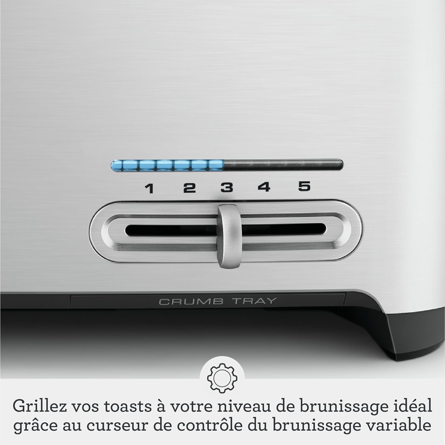 Sage - The Smart Toast Grille-pain 4 tranches, Aluminium Brossé