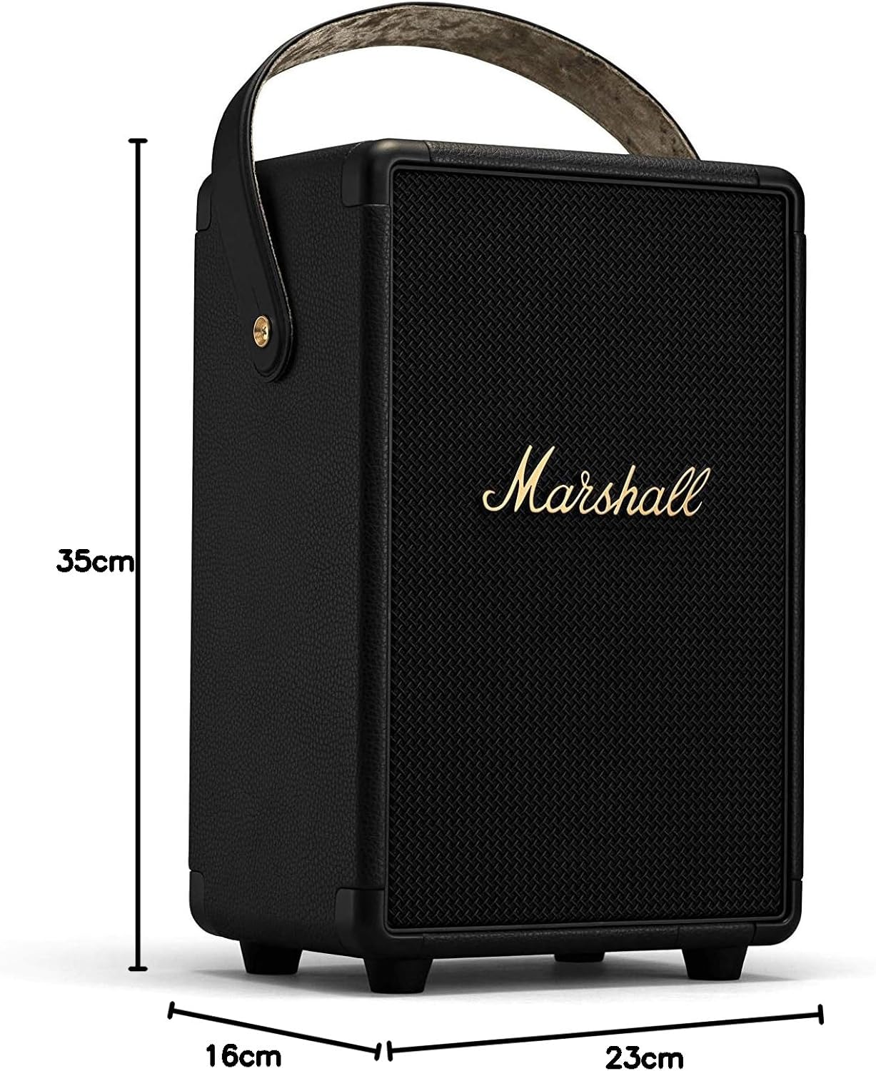 Marshall Stockwell II Enceinte Bluetooth Portatif - Noir et Laiton[Exclusif Amazon]