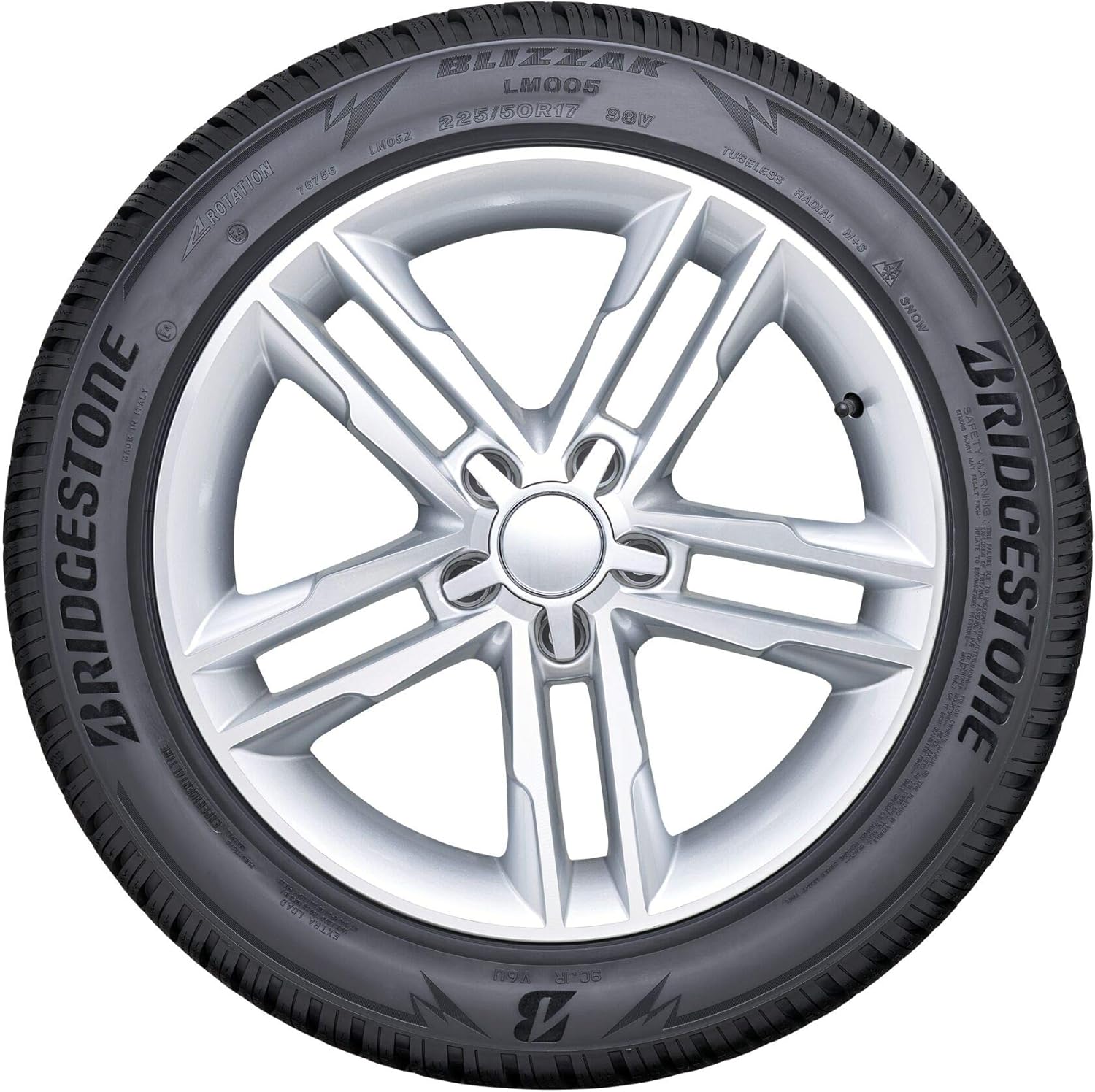 Bridgestone BLIZZAK LM005 - 185/65 R15 92T XL - C/A/70 - Pneus hiver (TOURISME & SUV)