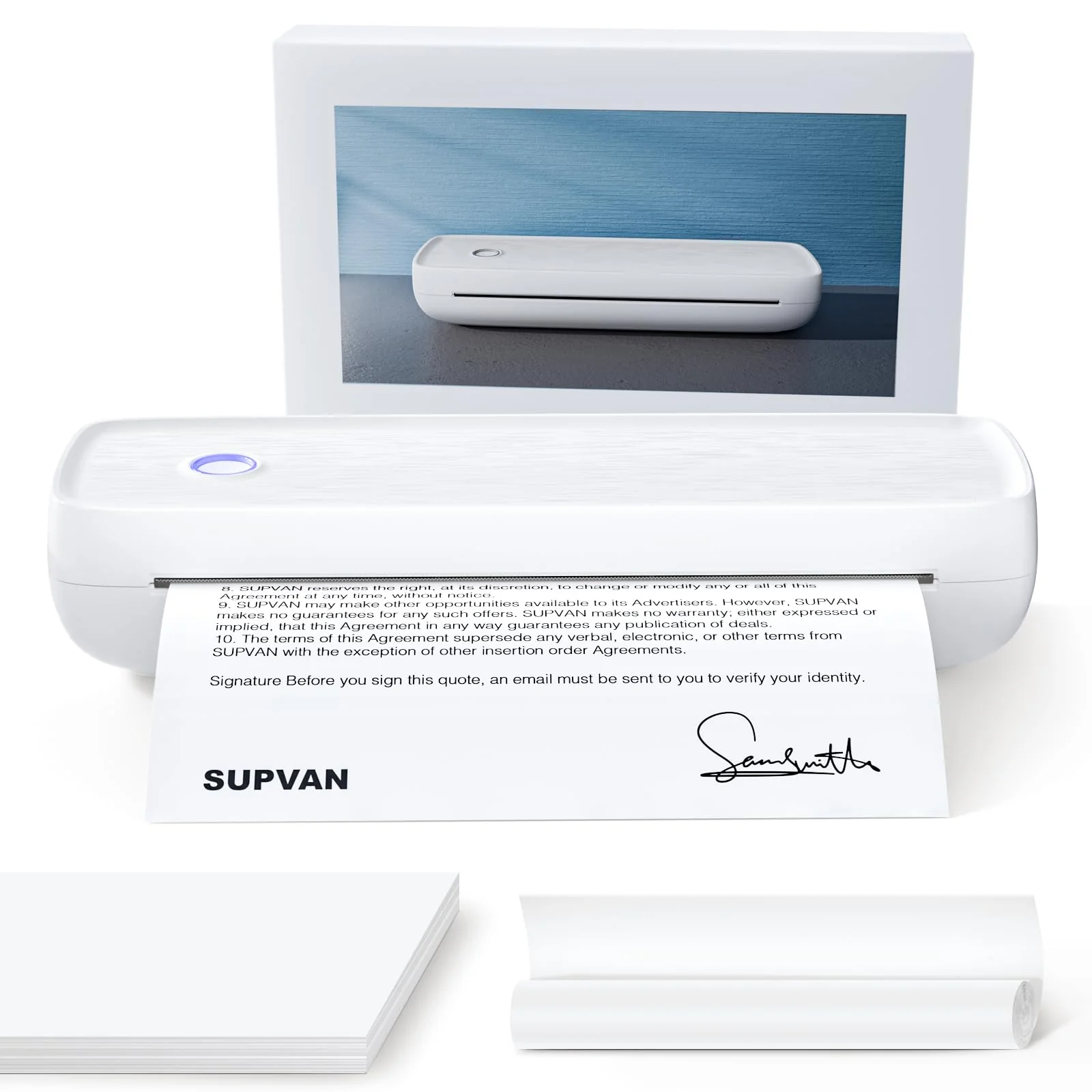 SUPVAN Portable Printer Wireless for Travel