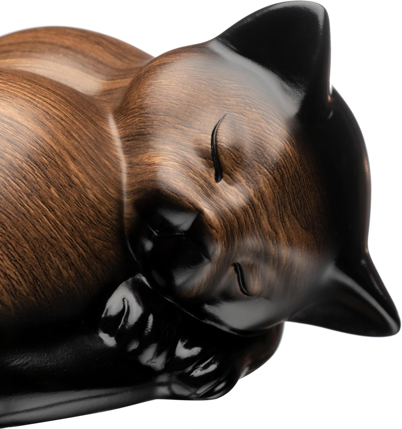 Kriss Art Urne pour animal de compagnie, urne de crémation en résine pour chat, urne pour cendres, urne pour petit animal