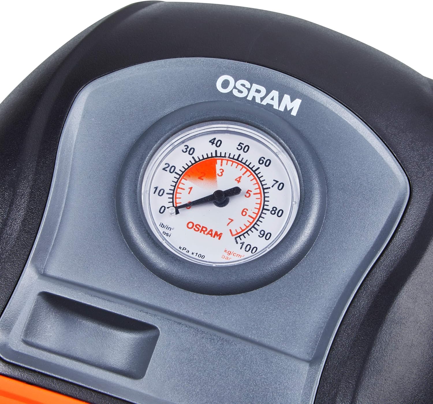 OSRAM TYREinflate Connect 650, compresseur de pneu numérique avec arrêt automatique et lumière LED, compresseur portable 12V pour pneus de voiture, connexion électrique via allume-cigare