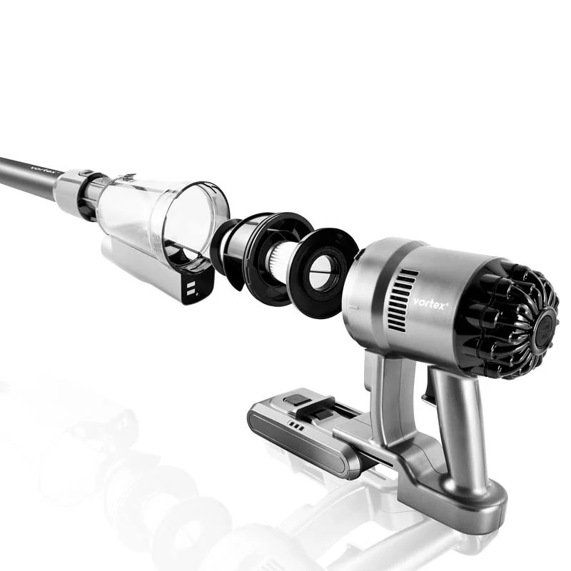 Aspirateur Balai Sans Fil gris de 135 W F16 Vortex