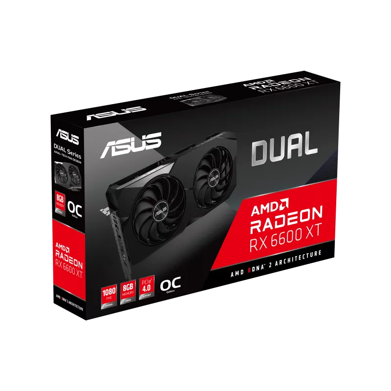 Asus Dual Radeon™ RX 6600 XT O8G