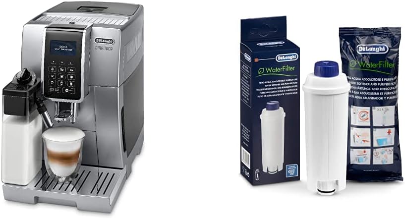 De'Longhi Dinamica Machine a Café Grain ECAM350.55.B Cappuccino et Expresso, 1.8L, Noir