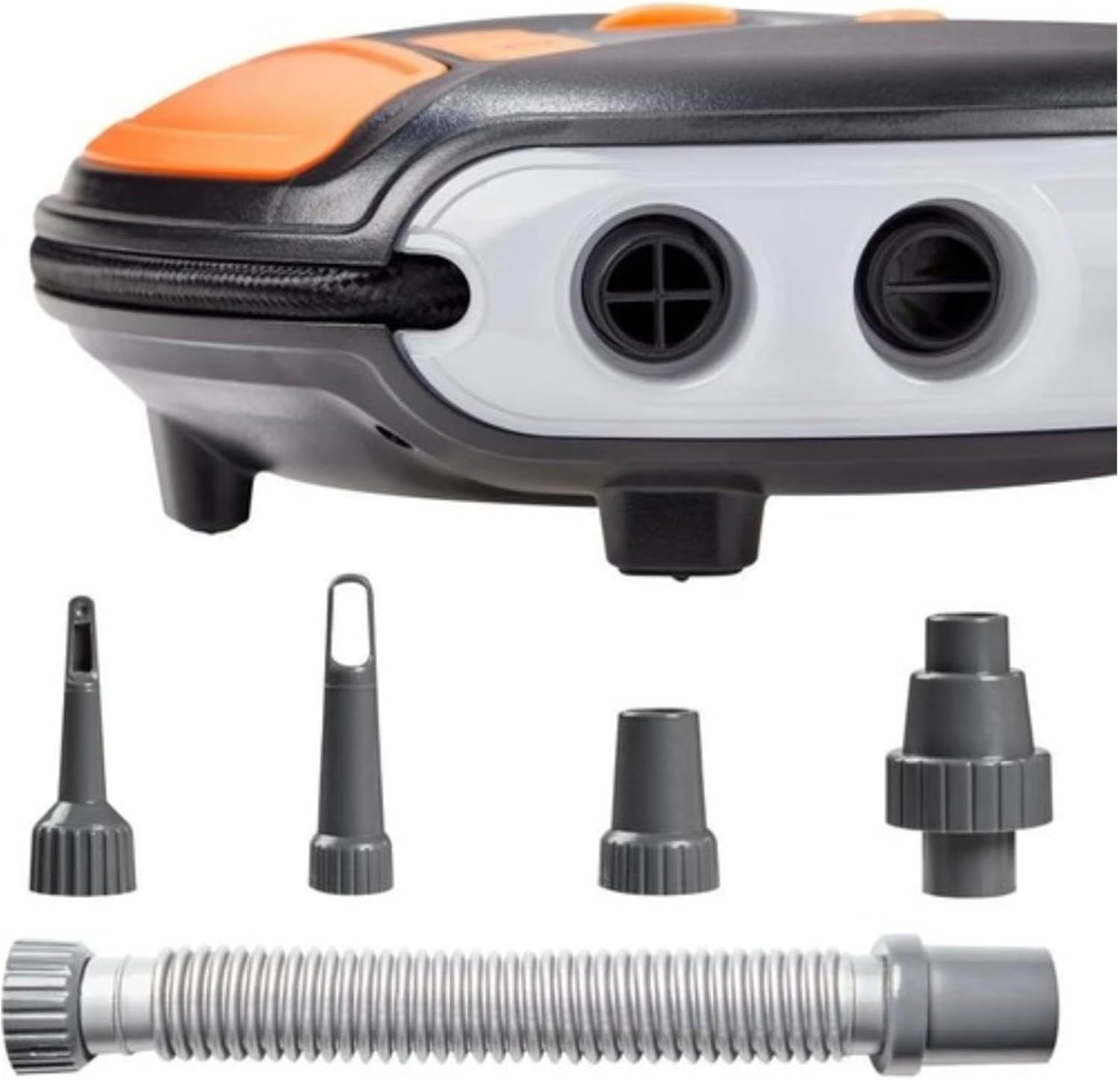 OSRAM TYREinflate Connect 650, compresseur de pneu numérique avec arrêt automatique et lumière LED, compresseur portable 12V pour pneus de voiture, connexion électrique via allume-cigare