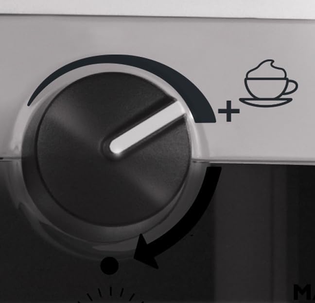 Breville Prima Latte 3-in-1 machine à café espresso, latte et cappuccino | pompe professionnelle 15 bars et mousseur à lait | rouge