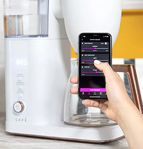 Café Specialty Drip Coffee Maker | 10-Cup Insulated Thermal Carafe | WiFi Enabled Voice-to-Brew Technology | Smart Home Kitchen Essentials | SCA Certified, Barista-Quality Brew | Matte Black