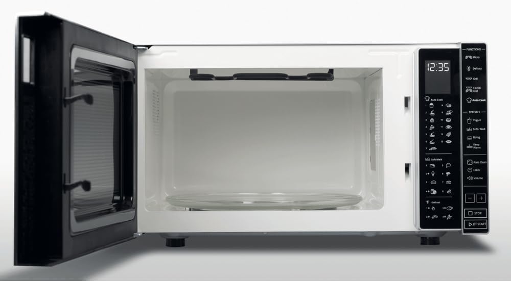 Whirlpool MWP 303 SB Four à micro-ondes, 30 litres, argent/noir & Wpro AVM305 Plat Crisp Diamètre: 30.5 cm