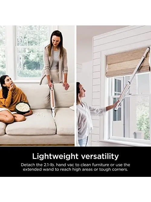 Shark WS642RG WANDVAC System Pet 3-in-1 Ultra-Lightweight Powerful Cordless Stick & Handheld Vacuum Combo with Charging Dock, Duster Crevice Tool & Pet Multi-Tool, Rose Gold