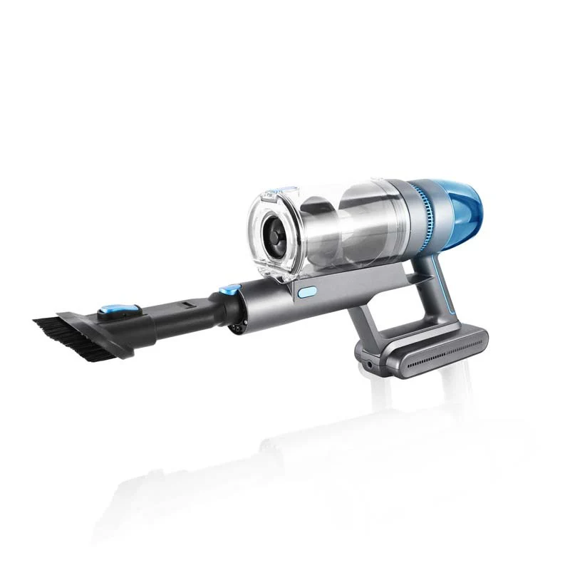 Aspirateur Balai Sans Fil Digital bleu et gris 450w F45 Vortex