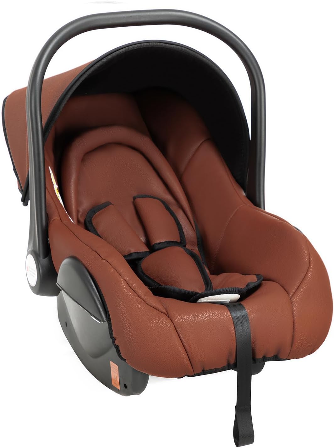 Magic ZC Poussette 3 en 1, Poussette Bebe avec Conception Portable Pliable en Un Clic, Pousette 3 en 1 avec Poussée Réversible Bidirectionnelle, Poussette Trio avec Accessoires (black gold 588)