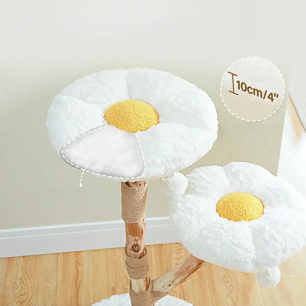 Arbre à chat Nuage - Griffoir sisal et perchoirs doux