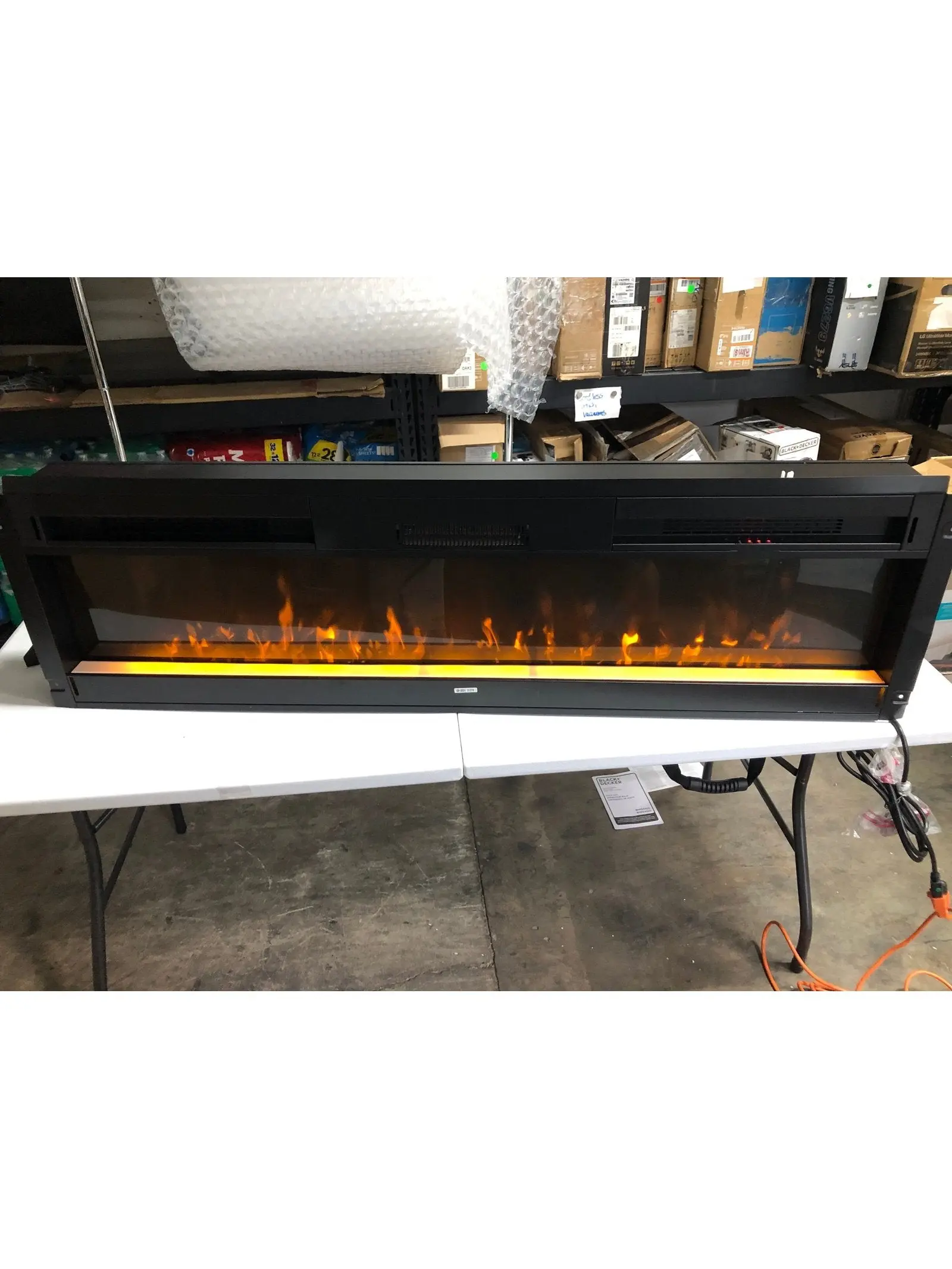 LegendFlame Austin in Wall Recessed & Wall Mounted Electric Fireplace (60