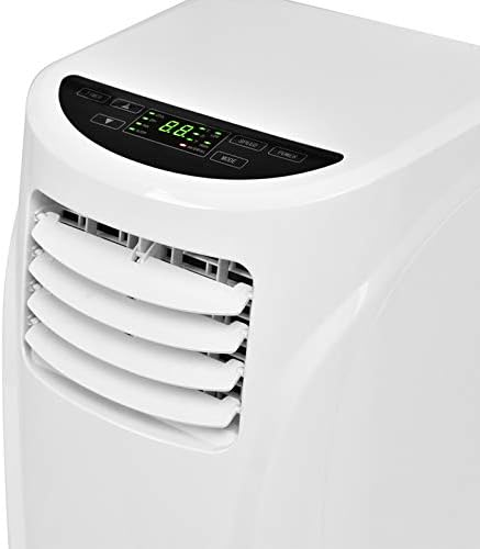RELAX4LIFE Climatiseur Mobile Silencieux 9000BTU, Climatiseur Portable 4 en 1, Refroidisseur d'Air, Ventilateur, Déshumidificateur, Mode Nuit, 15-20㎡, Télécommande, Minuterie 24H, Classe Energie A