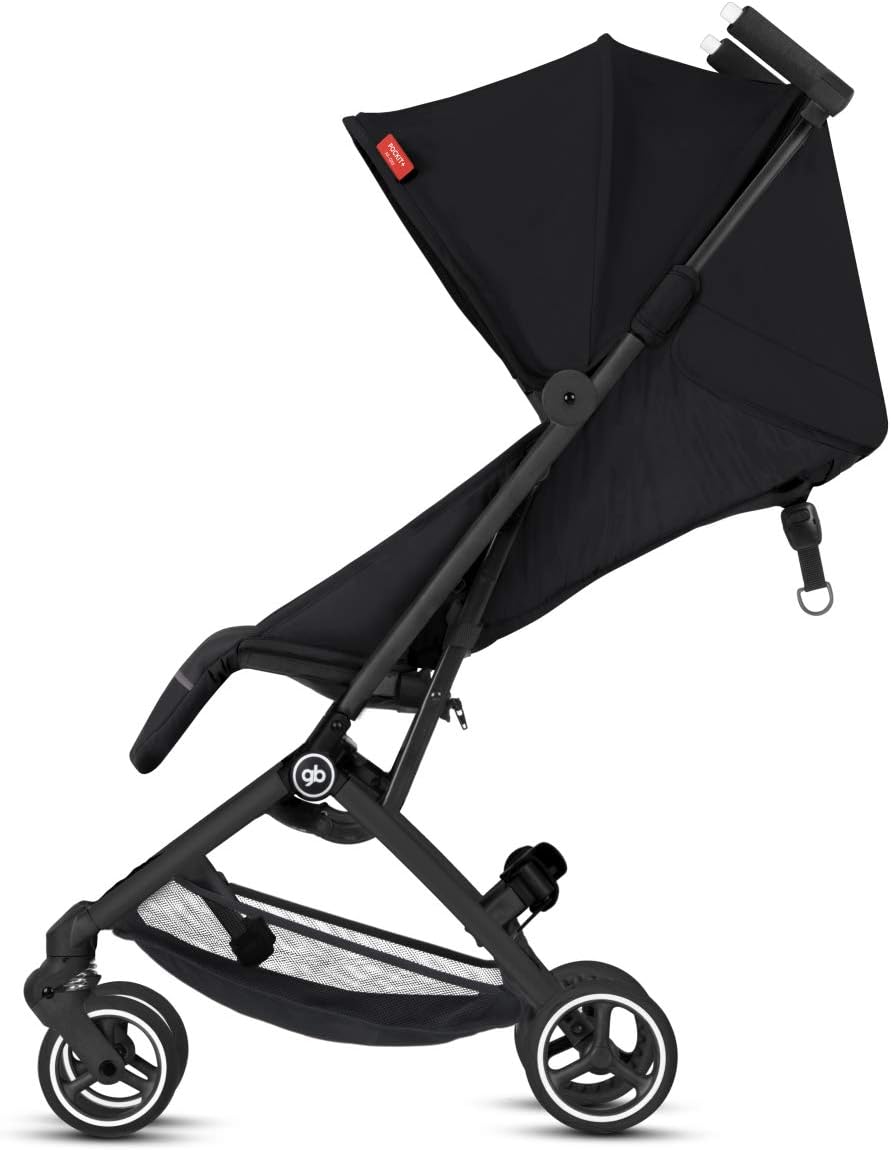 gb Gold Poussette Pockit+ All Terrain, Ultra-compacte, De 6 mois jusqu'à 22 kg (4 ans env.), Velvet Black