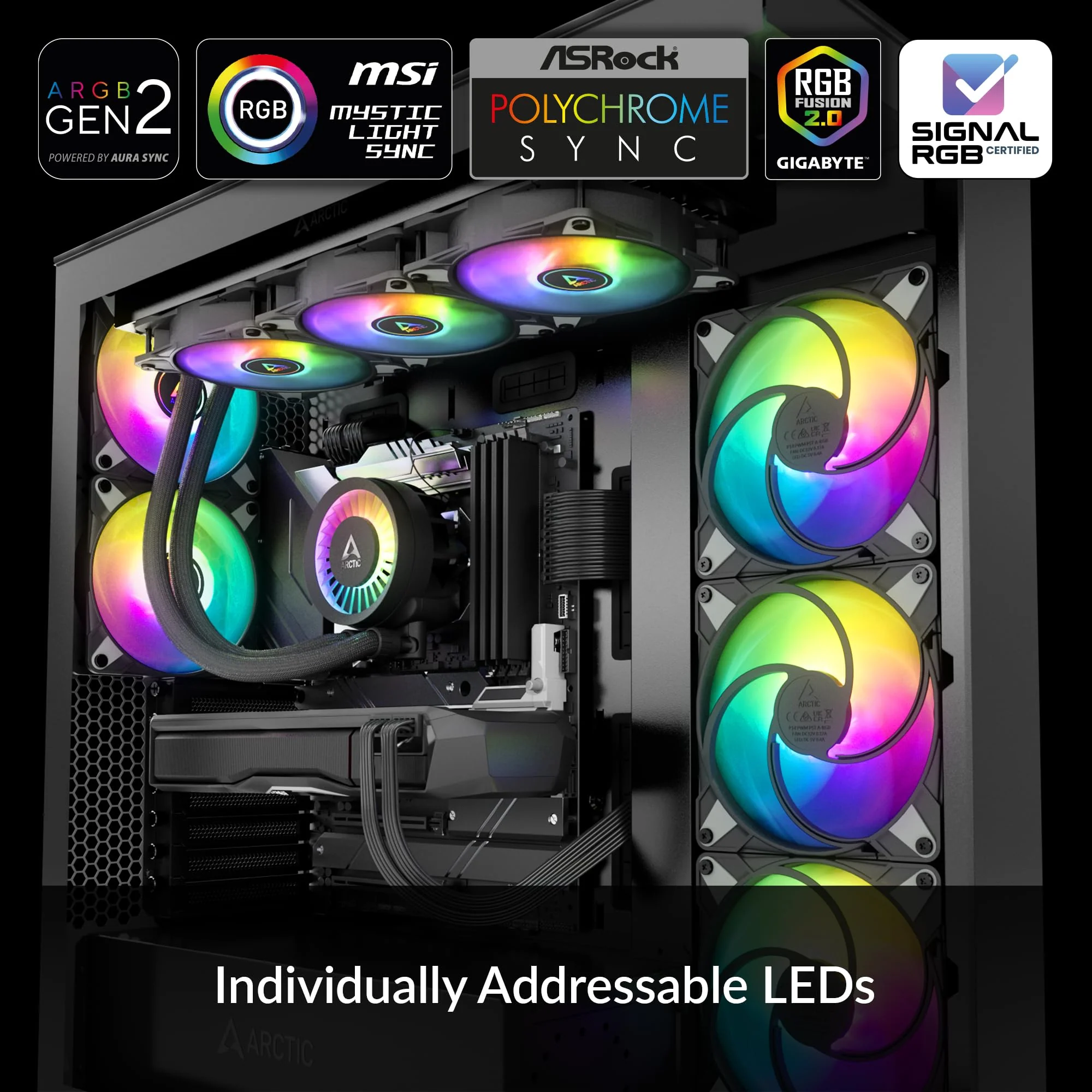 ARCTIC Liquid Freezer III 360 A-RGB, PC, CPU AIO Water Cooler