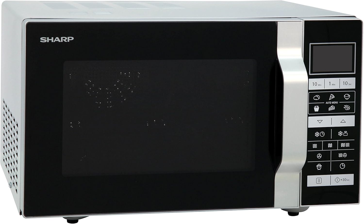 Sharp R-860S Micro-ondes Combiné 25 litres à plateau fixe - Argent