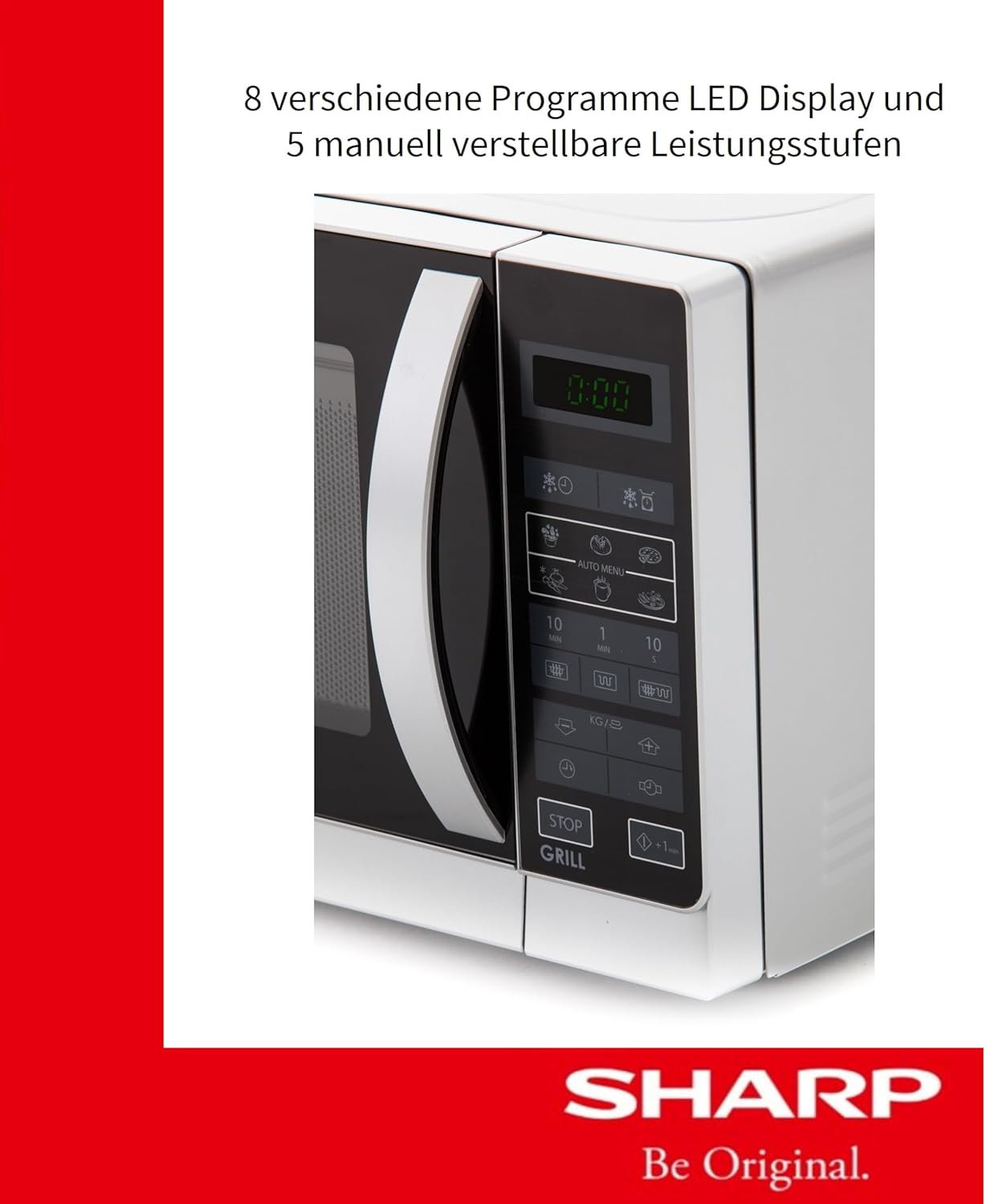 Sharp Home Appliances R742INW micro-onde Comptoir Micro-onde combiné 25 L 900 W Argent
