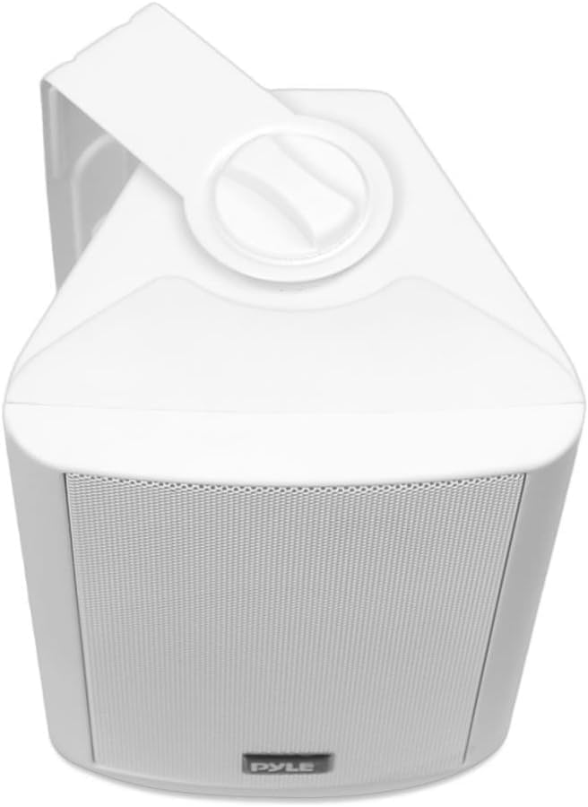 Pyle Enceinte d’Extérieur Bluetooth, Enceinte Mural étanche 240 W, Paire de Haut Parleur Imperméables, Active + Passive,Résistant à l'eau, Son Stéréo, Utilisation dans la Piscine, Patio, l'Intérieur