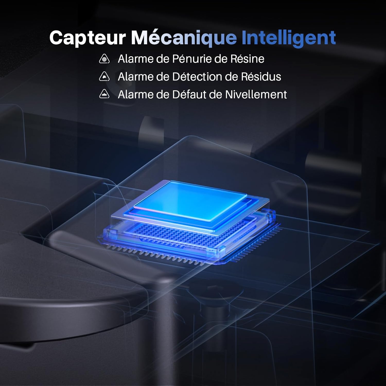 ELEGOO Saturn 4 Ultra Imprimante 3D Résine, LCD Mono 12K de 10 Pouces, Haute Vitesse de 150 mm/h, Nivellement Automatique et Intelligente, Transfert WiFi, Taille d'impression 218,88x122,88x220 mm³