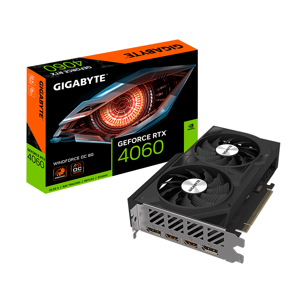 Gigabyte GeForce® RTX 4060 Windforce OC 8G